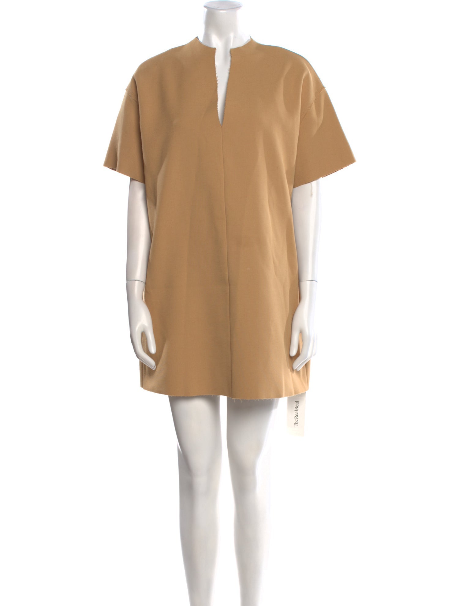 Staud V-Neck Mini Dress