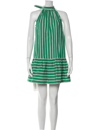 Staud Striped Mini Dress