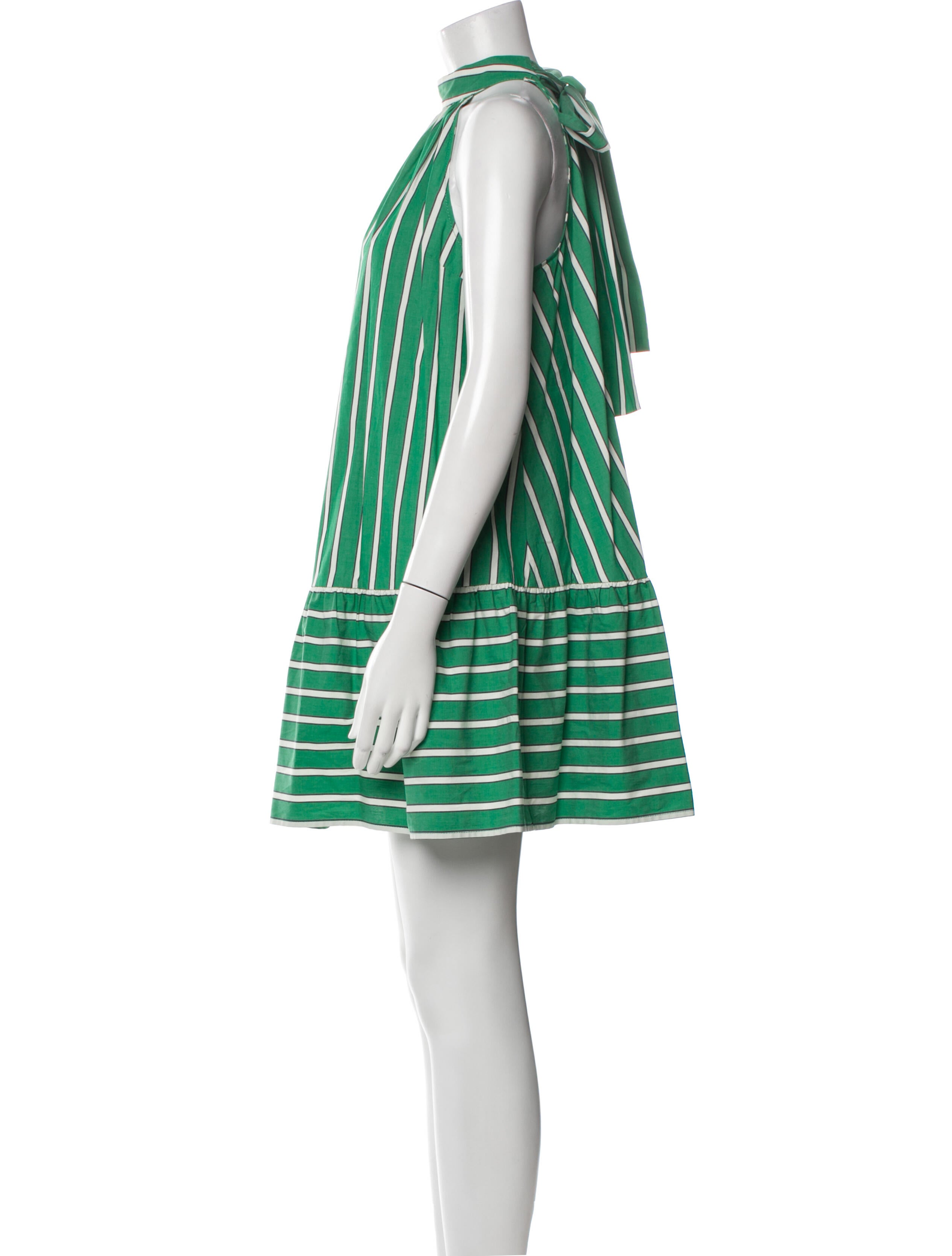 Staud Striped Mini Dress