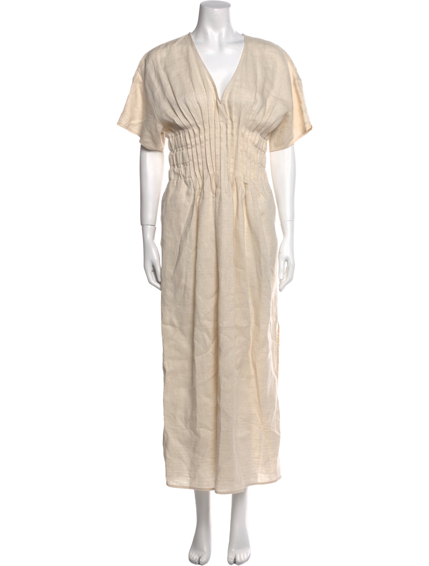 Staud Linen Long Dress