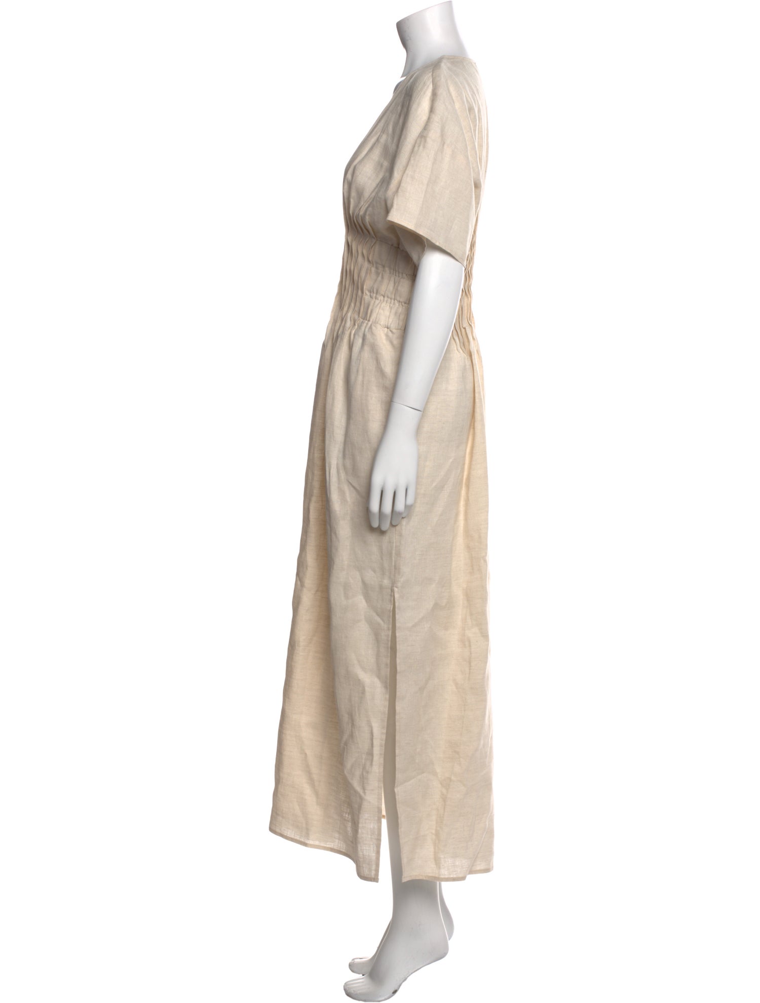 Staud Linen Long Dress