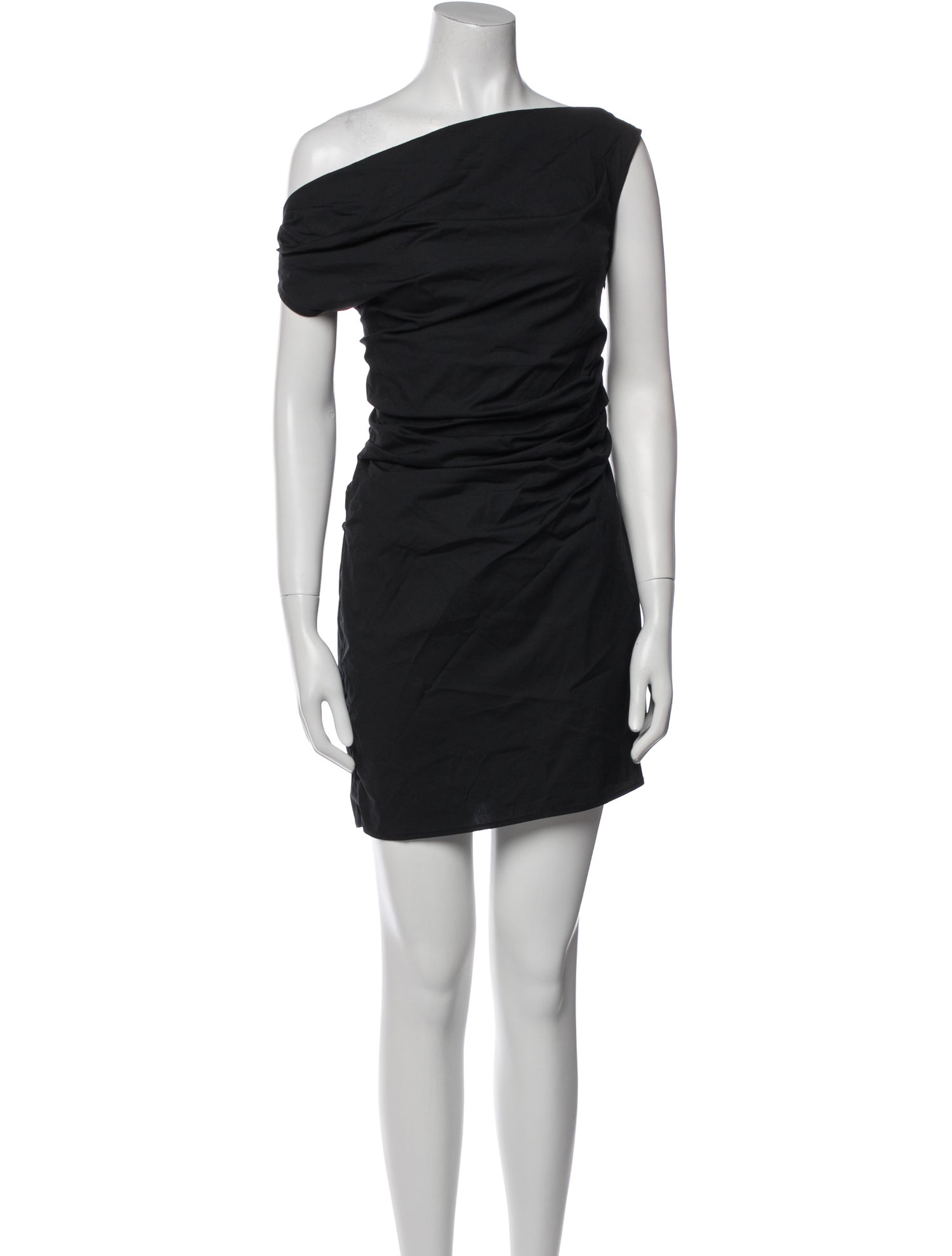 Staud One-Shoulder Mini Dress