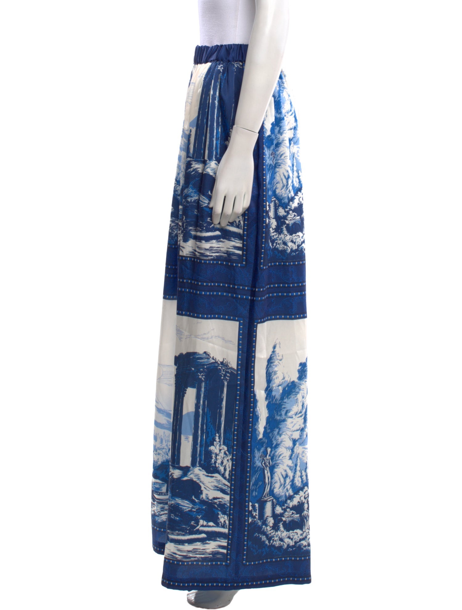 Staud Printed Wide Leg Pants