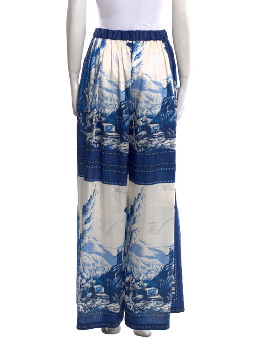 Staud Printed Wide Leg Pants