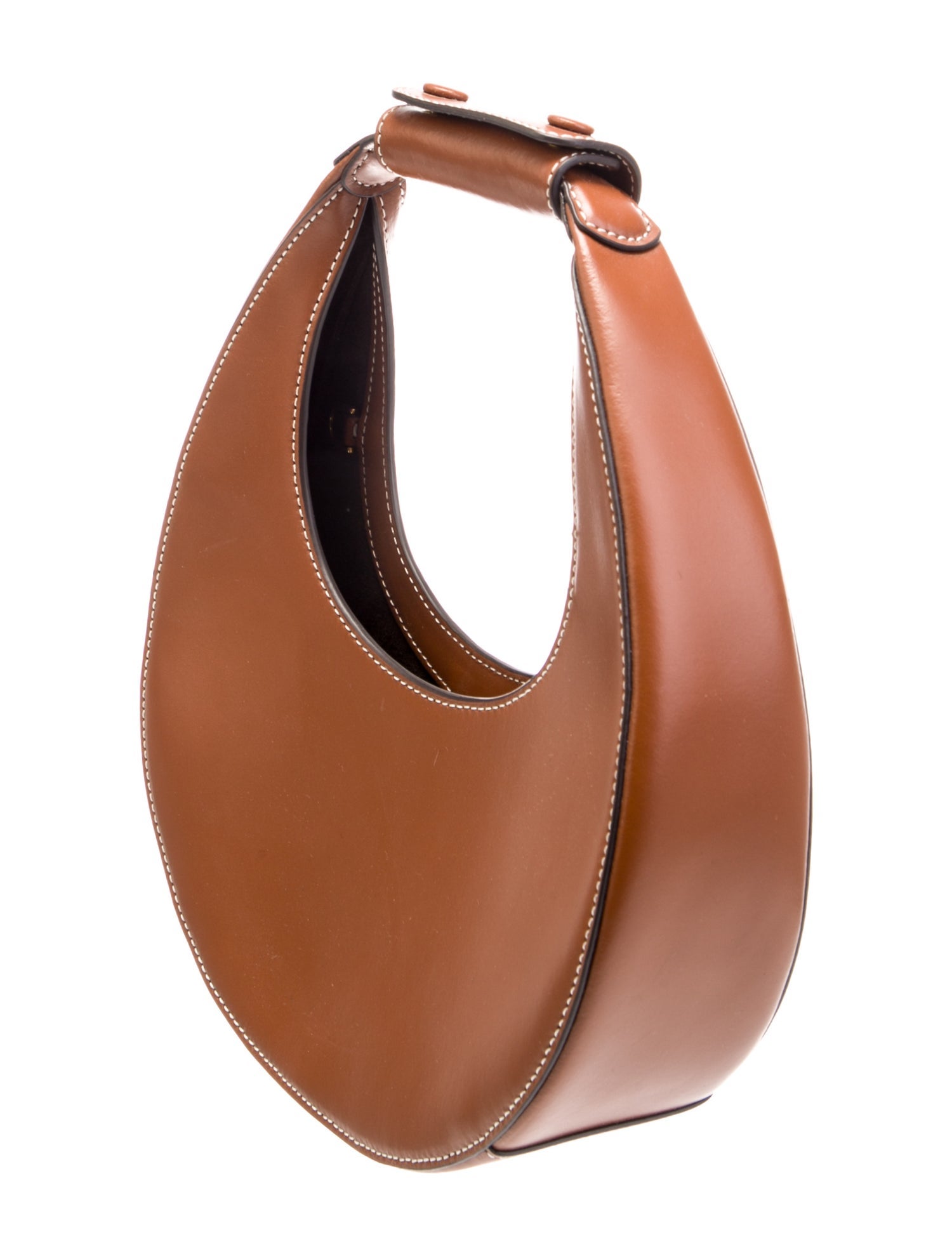 Staud Leather Top Handle Bag