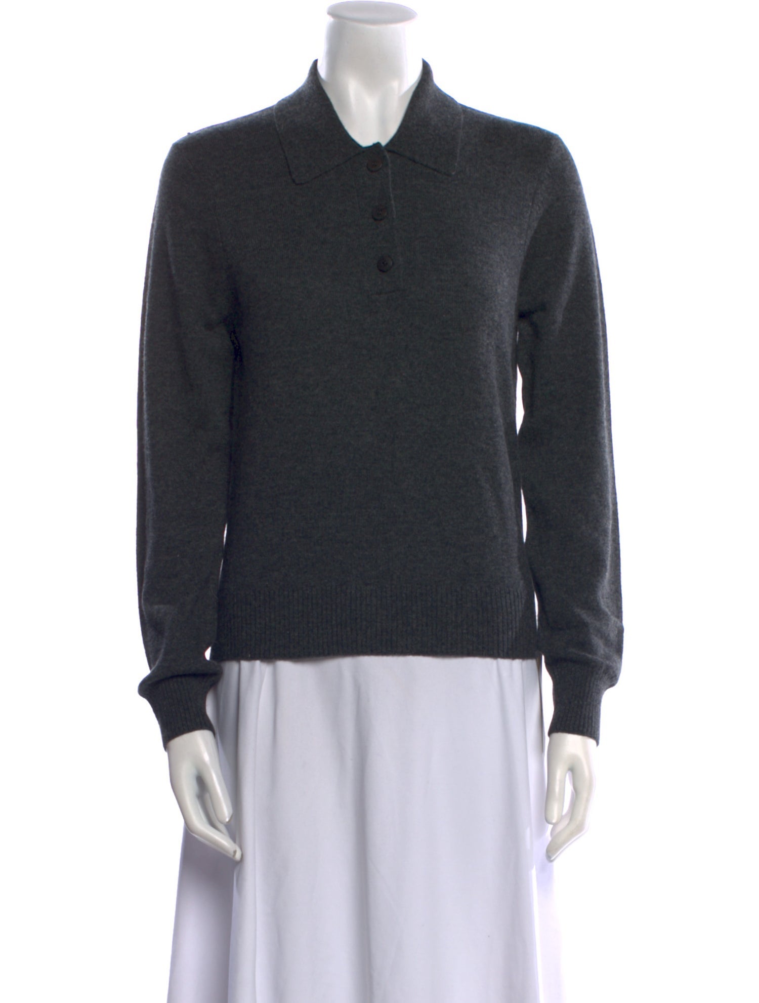 Staud Cashmere Long Sleeve Sweatshirt