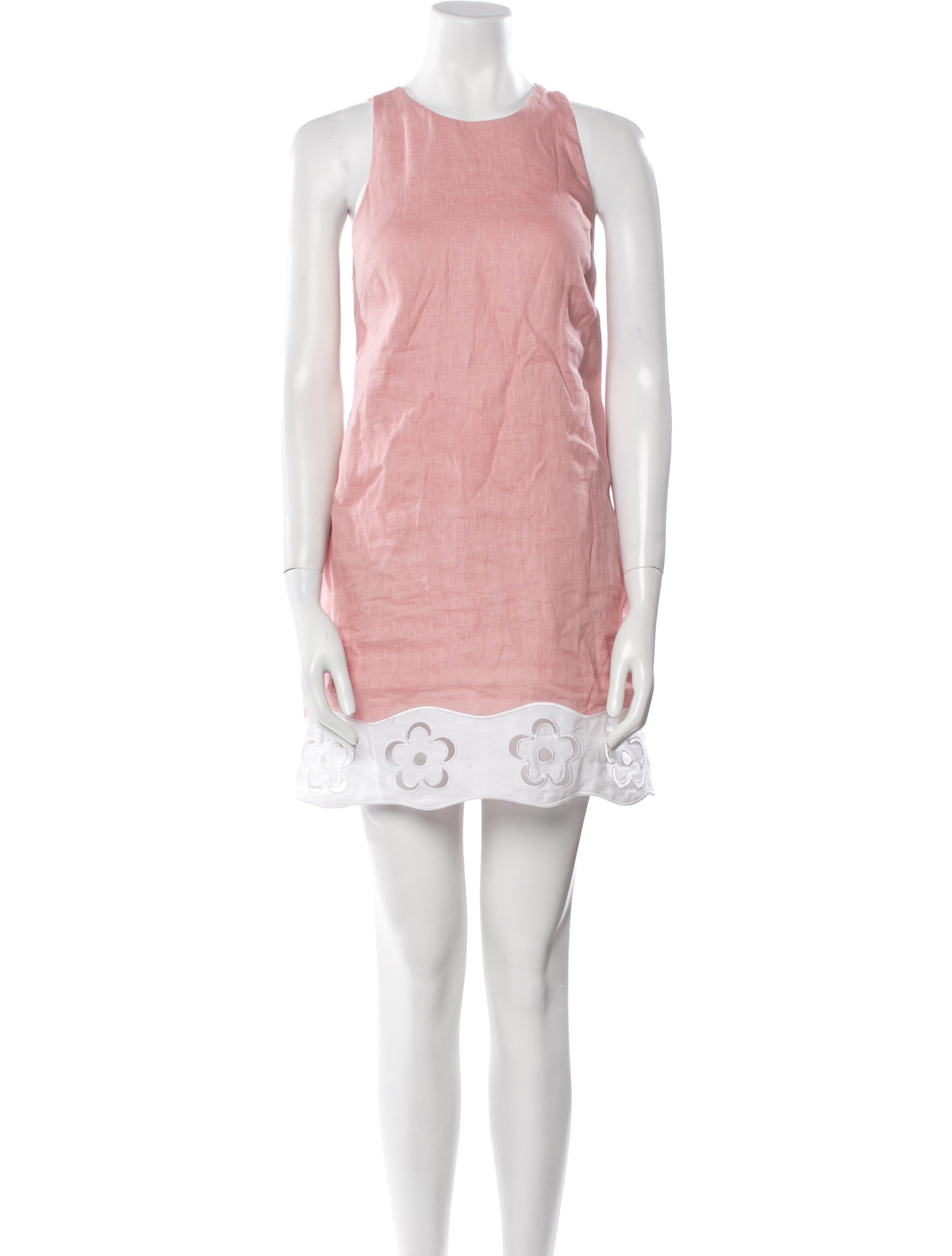 Staud Linen Mini Dress