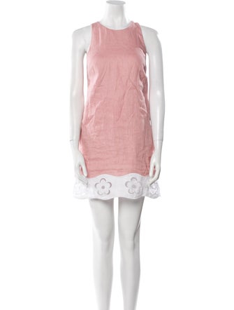Staud Linen Mini Dress