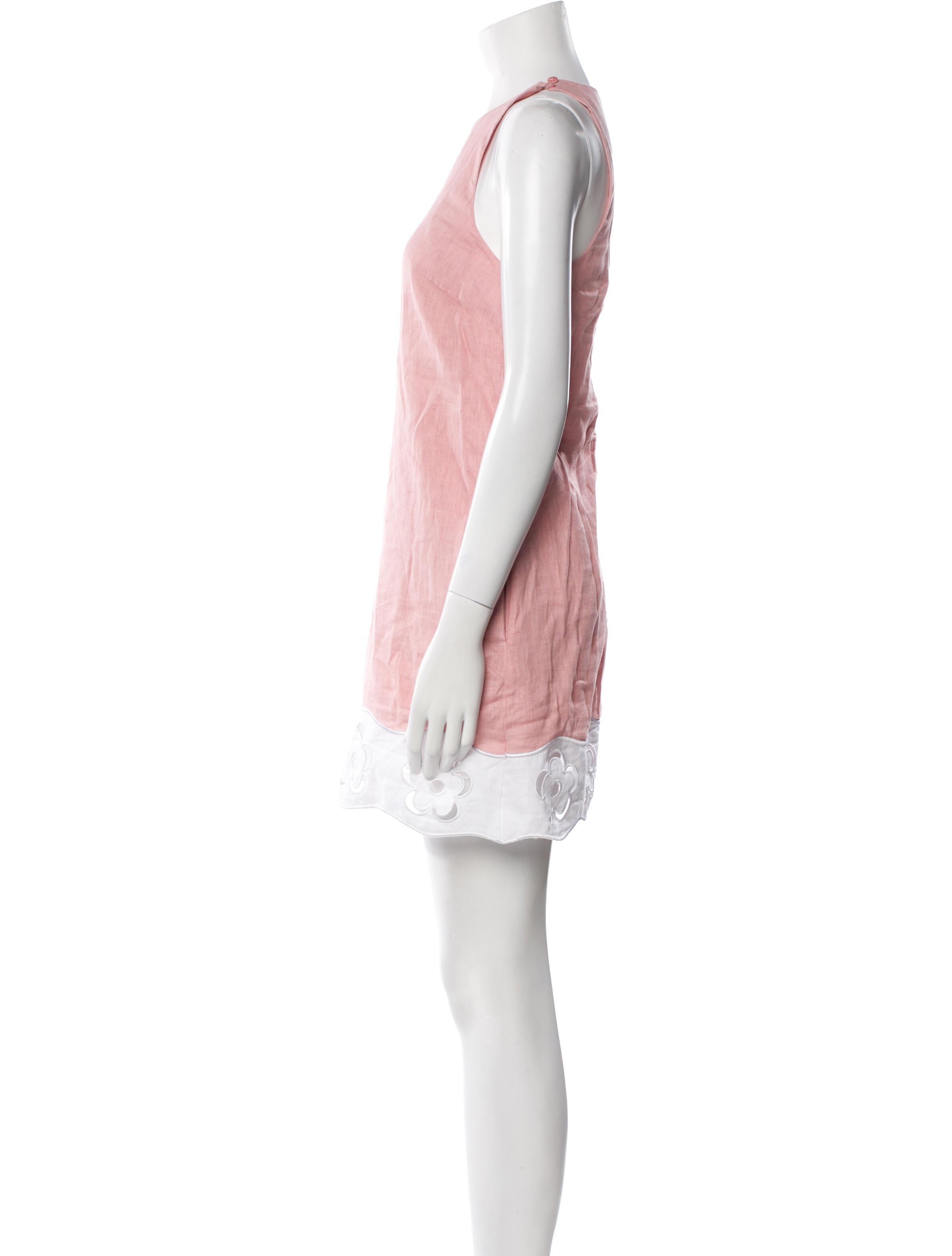 Staud Linen Mini Dress