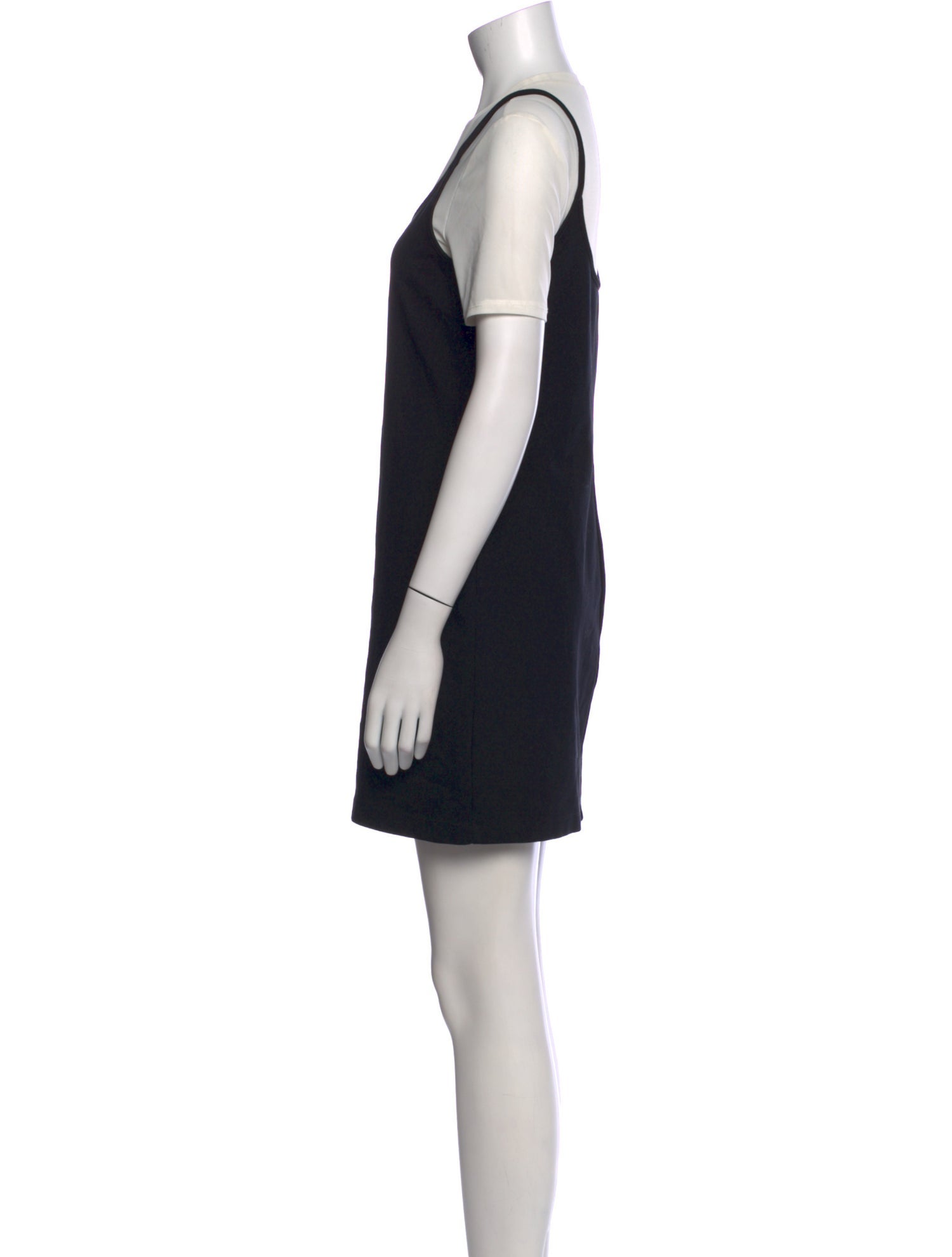 Staud Scoop Neck Mini Dress