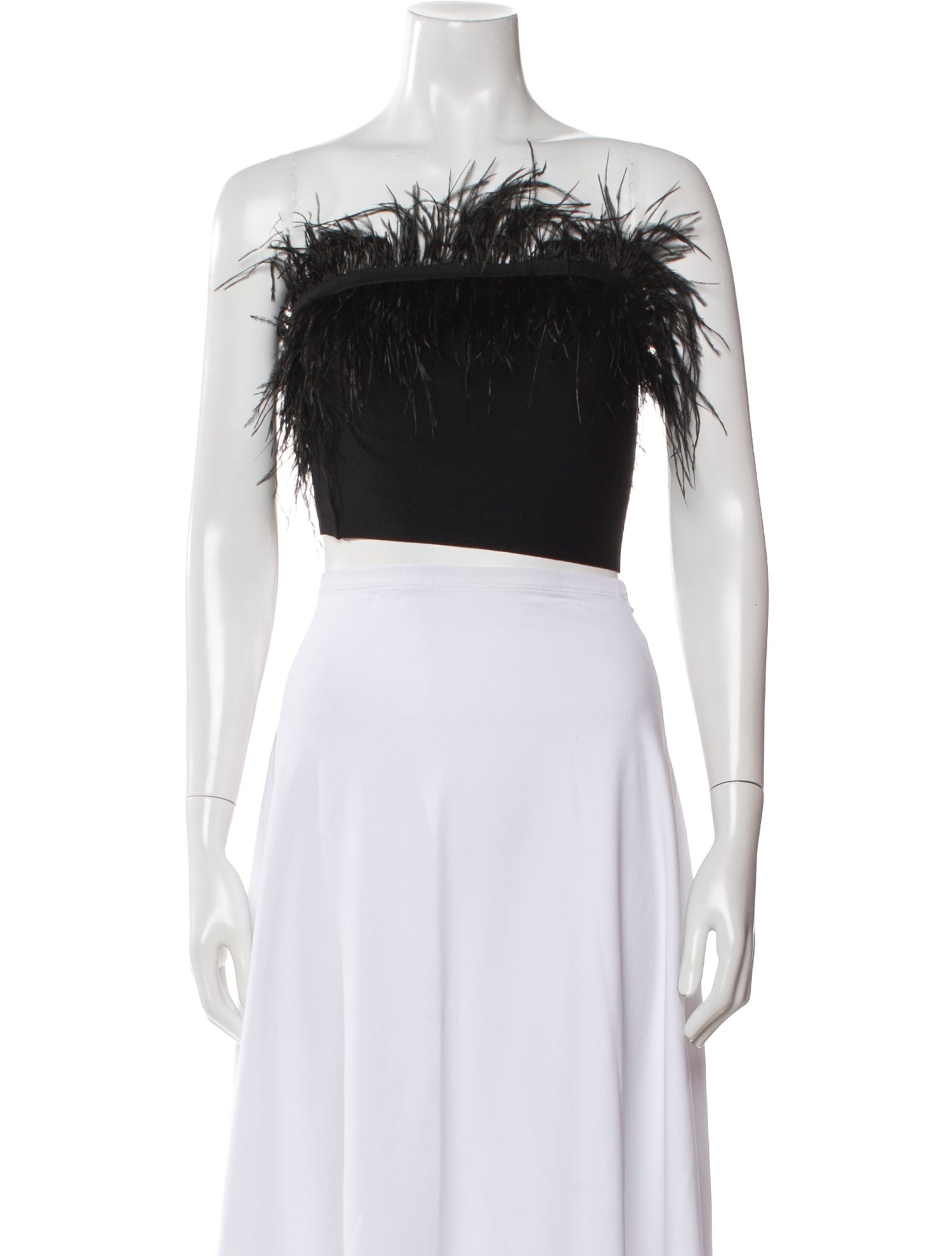 Staud Strapless Crop Top