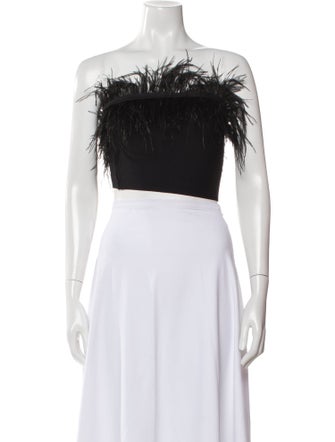 Staud Strapless Crop Top