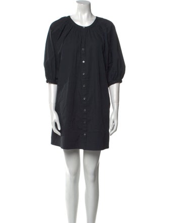 Staud Crew Neck Mini Dress