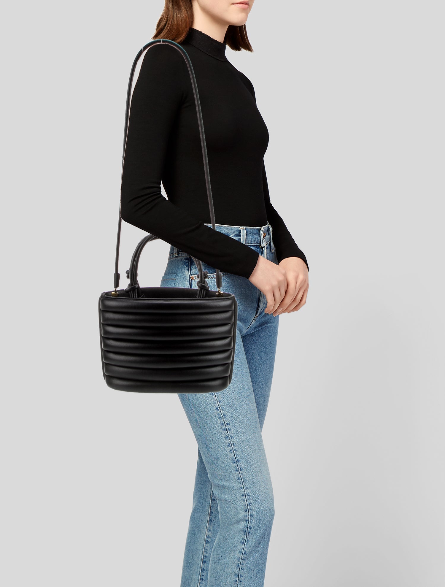 Staud Leather Shoulder Bag