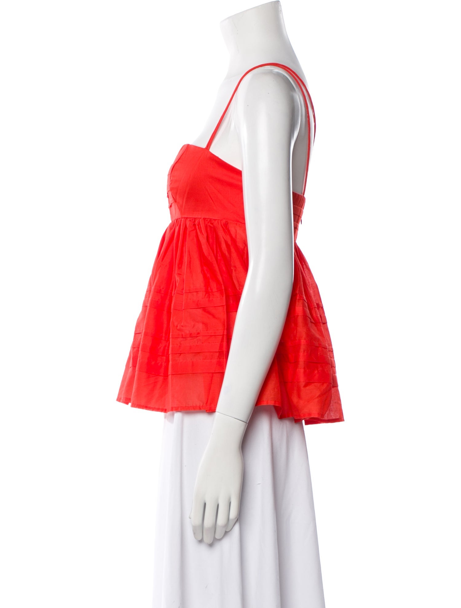 Staud Square Neckline Sleeveless Top