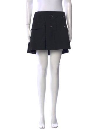 Staud Bow Accents Mini Skirt