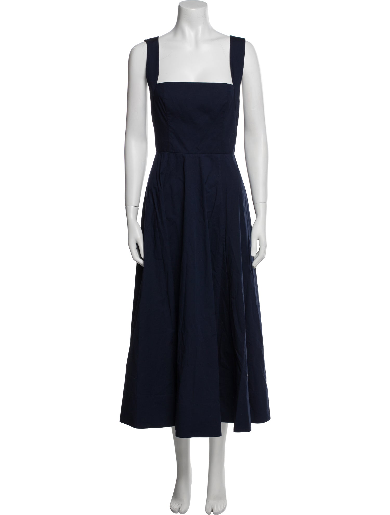 Staud Square Neckline Long Dress