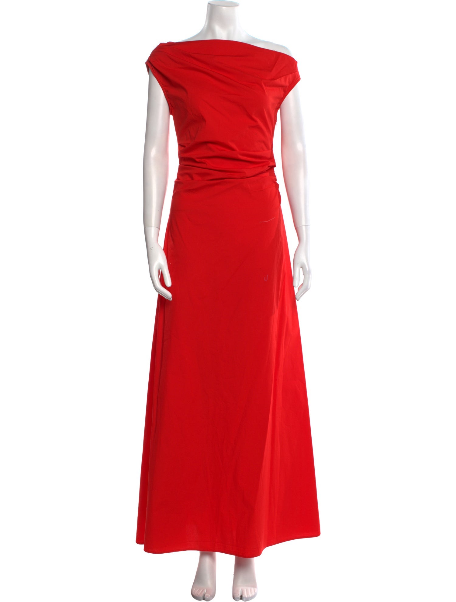 Staud One-Shoulder Long Dress