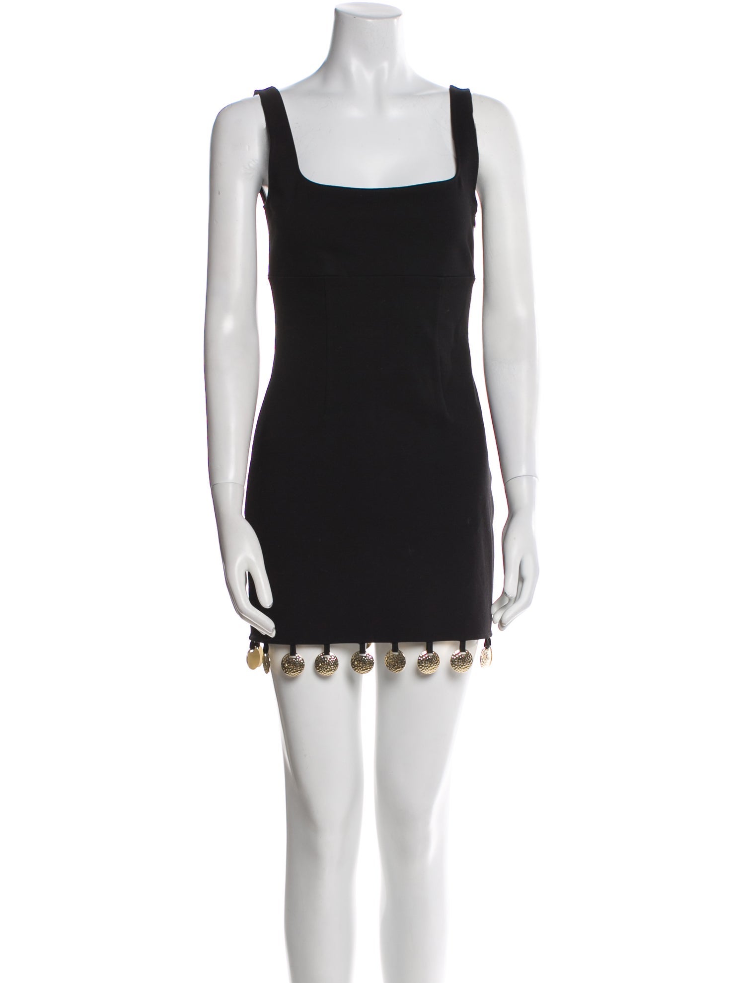 Staud Square Neckline Mini Dress