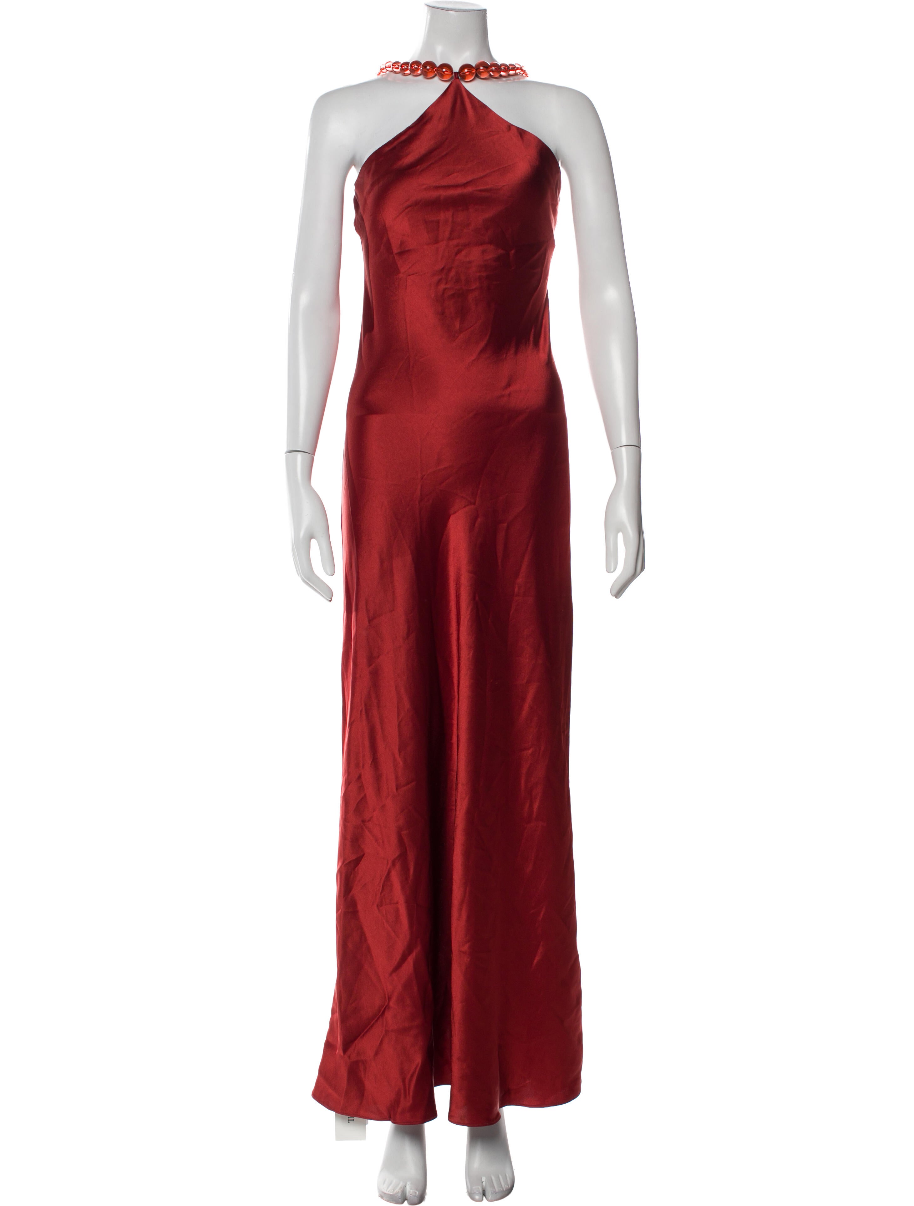 Staud Silk Long Dress