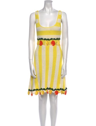 Staud Striped Mini Dress