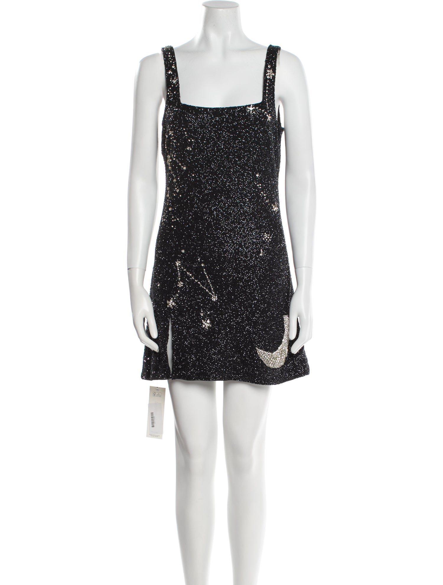 Staud Square Neckline Mini Dress