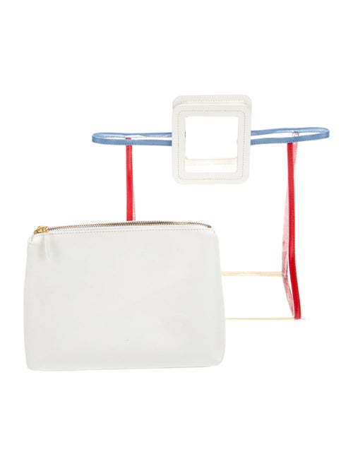 Staud PVC Top Handle Bag