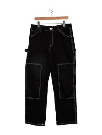 Staud High-Rise Straight Leg Jeans
