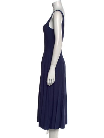 Staud Square Neckline Midi Length Dress