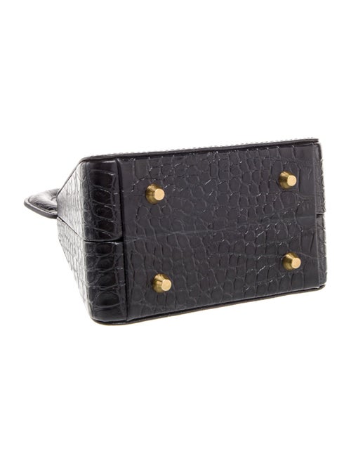 Staud Embossed Leather Top Handle Bag