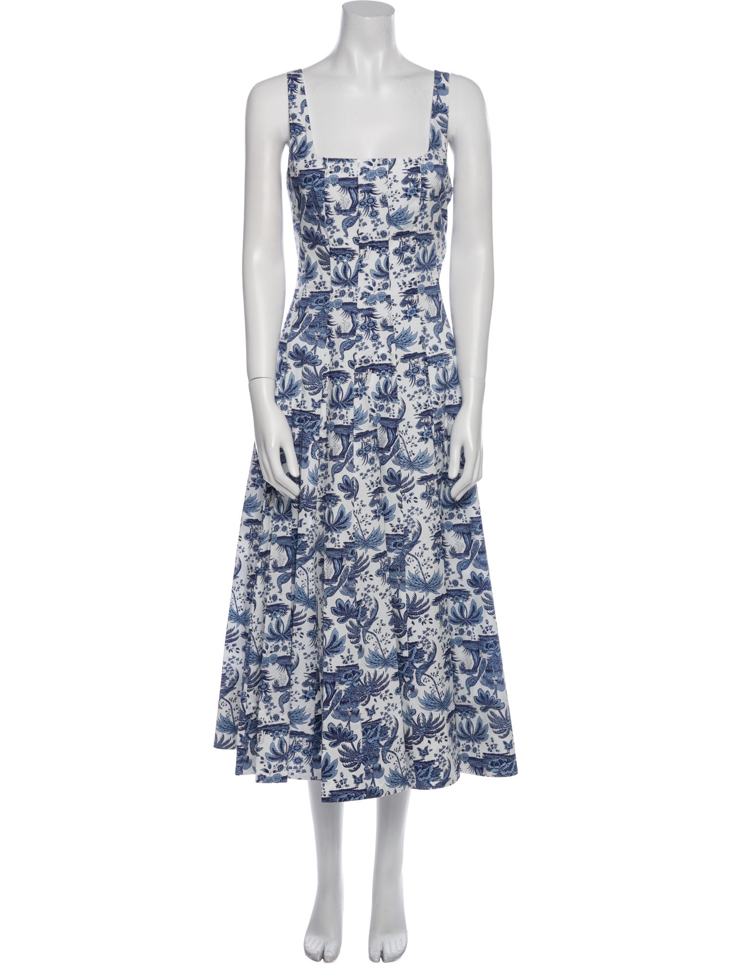 Staud Floral Print Long Dress w/ Tags