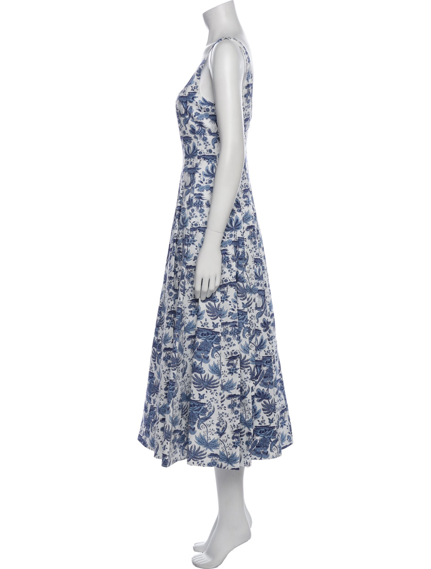 Staud Floral Print Long Dress w/ Tags