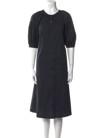 Staud Crew Neck Midi Length Dress