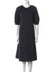 Staud Crew Neck Midi Length Dress