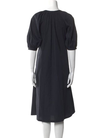 Staud Crew Neck Midi Length Dress