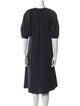 Staud Crew Neck Midi Length Dress
