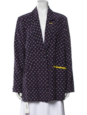 Staud Printed Blazer