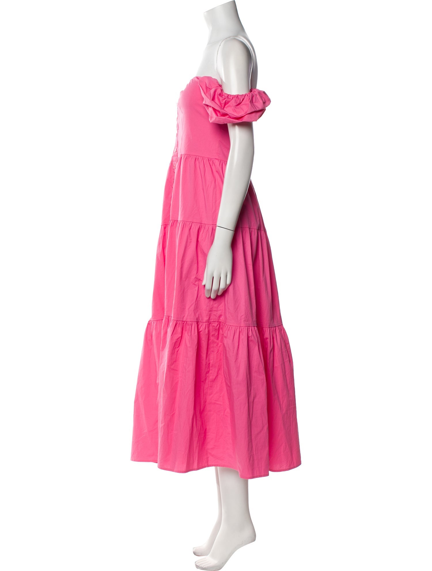 Staud Off-The-Shoulder Long Dress