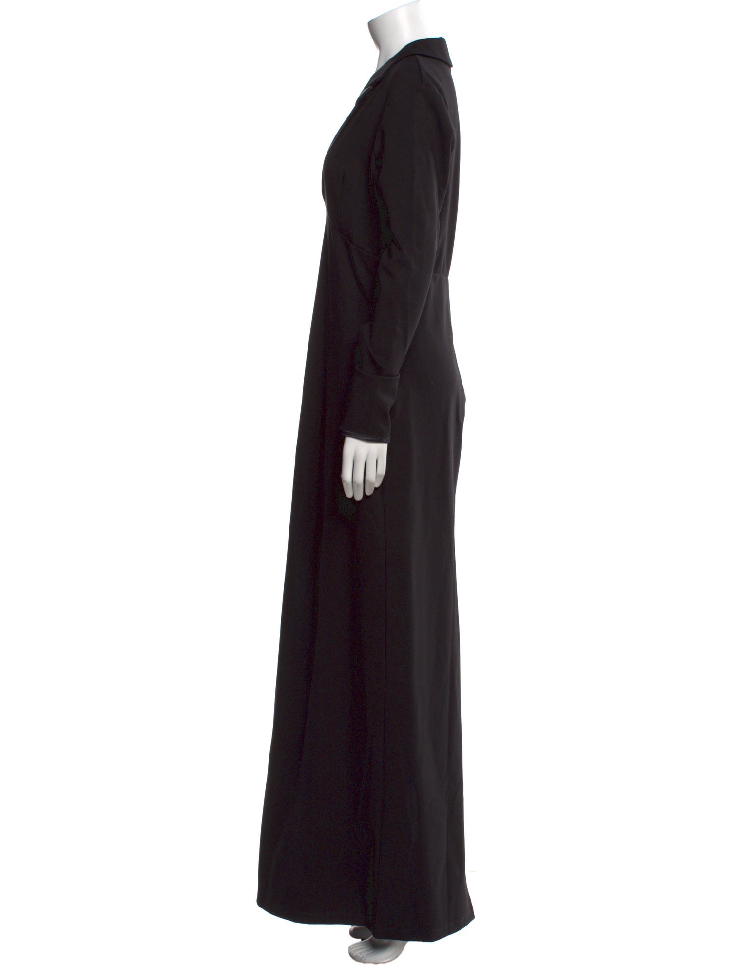 Staud V-Neck Long Dress