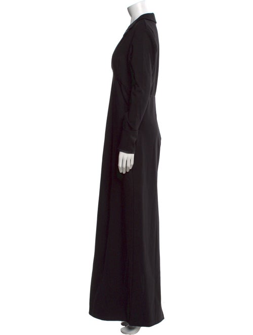 Staud V-Neck Long Dress