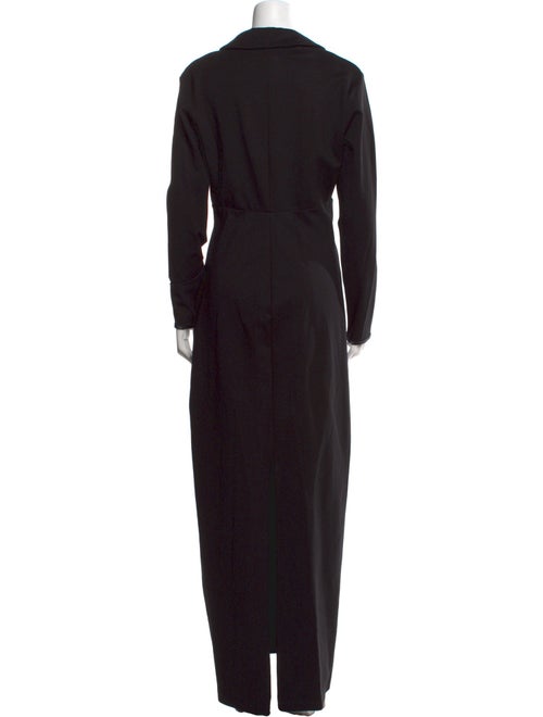 Staud V-Neck Long Dress