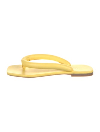 Staud Leather Flip Flops
