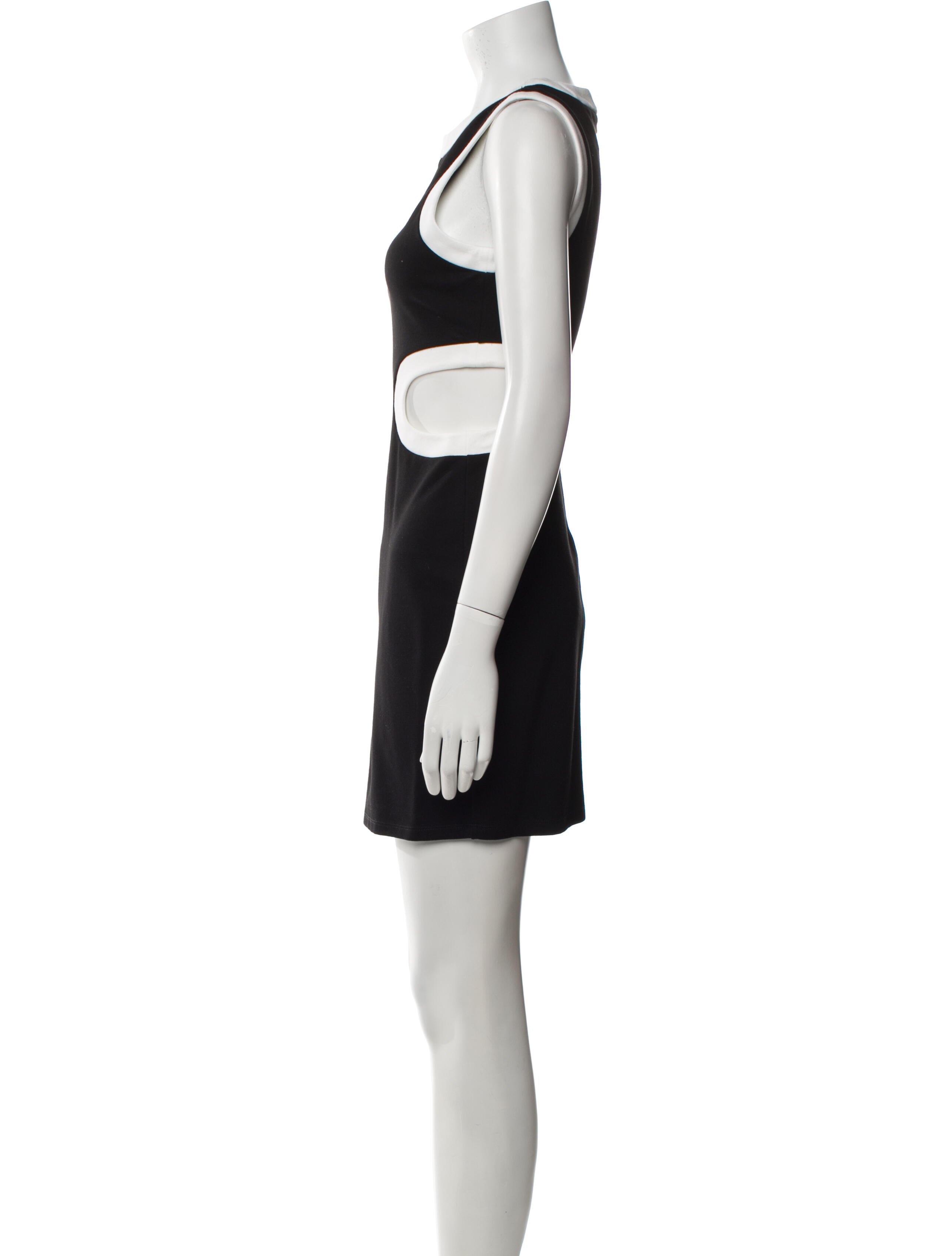 Staud Scoop Neck Mini Dress