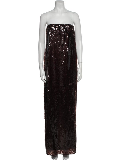 Staud Printed Long Dress