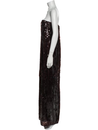 Staud Printed Long Dress