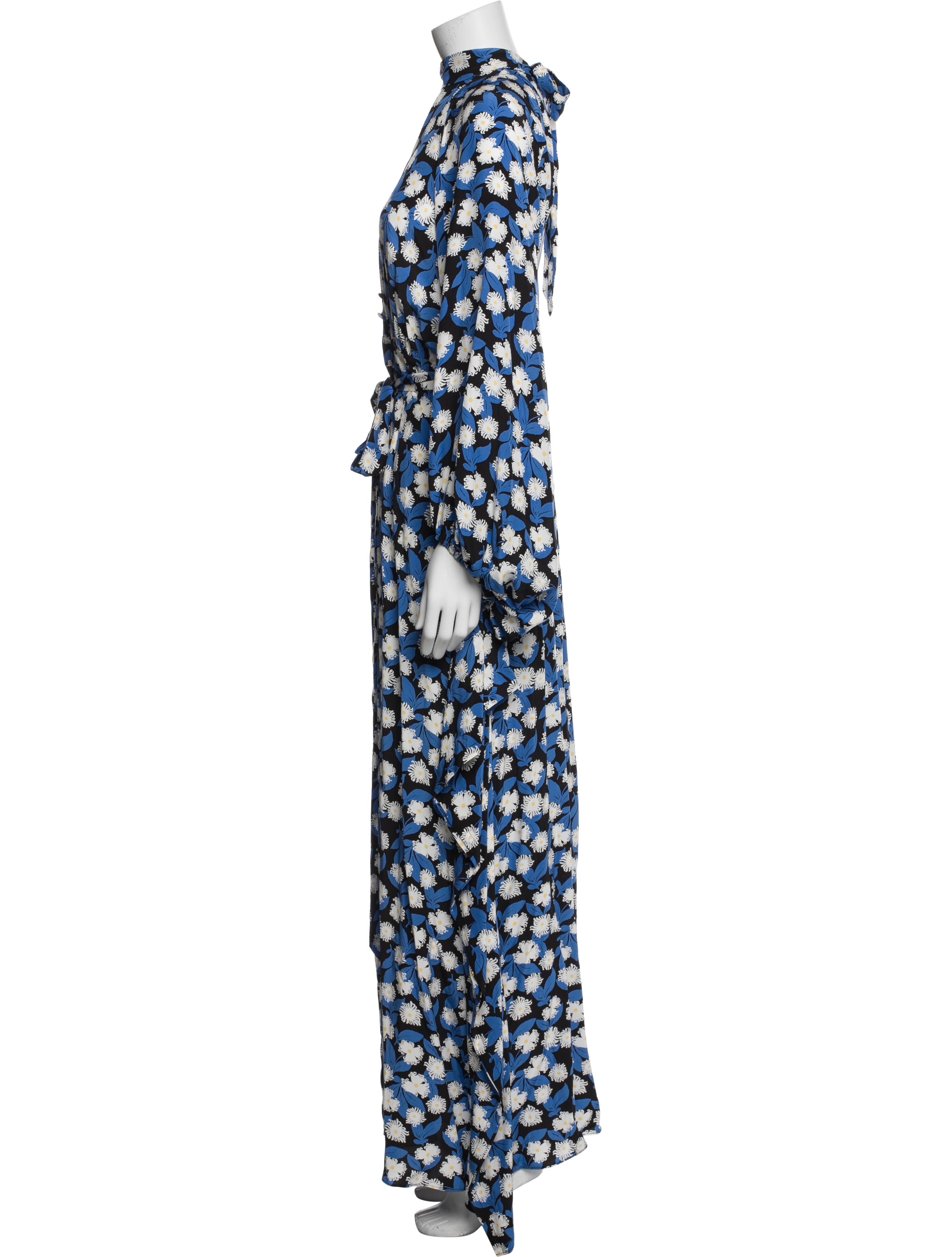 Staud Floral Print Long Dress w/ Tags