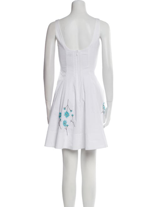 Staud Square Neckline Mini Dress