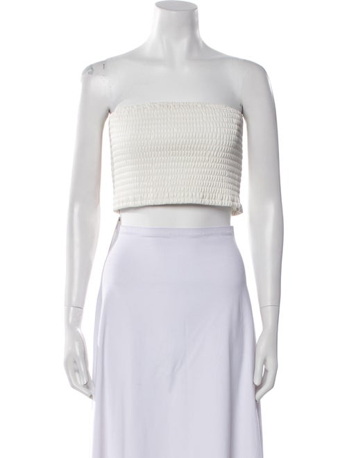 Staud Strapless Crop Top