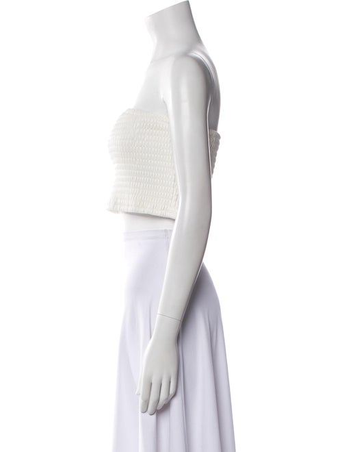 Staud Strapless Crop Top