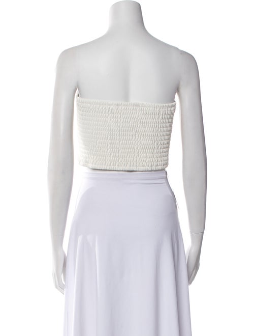 Staud Strapless Crop Top